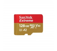 Карта пам'яті SanDisk 128GB microSD class 10 UHS-I U3 Extreme (SDSQXAA-128G-GN6MA)