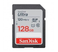 Карта пам'яті SanDisk 128GB SD class 10 UHS-I Extreme Ultra (SDSDUNB-128G-GN6IN)
