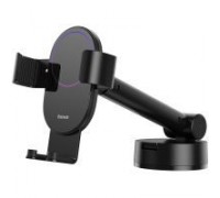 Універсальний автотримач Baseus 4.7-6.5" Gravity Simplism (на присоску) black (SUYL-JY01)
