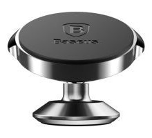 Універсальний автотримач Baseus Magnetic Small ears (клейка стртрічка) black (SUER-B01)