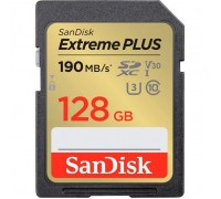 Карта пам'яті SanDisk 128GB SDXC class 10 UHS-I U3 4K Extreme Plus (SDSDXWA-128G-GNCIN)