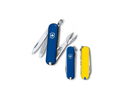 Ніж Victorinox Classic SD Ukraine Синьо-жовтий (0.6223.2.8)