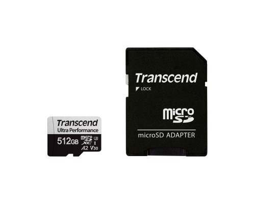 Карта пам'яті Transcend 512GB microSDXC class 10 UHS-I U3 A2 (TS512GUSD340S)