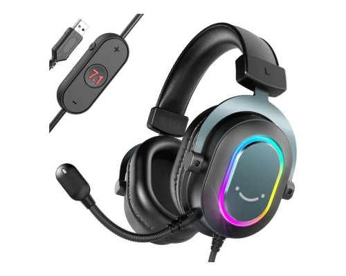 Навушники Fifine H6 RGB 7.1 Black (H6)