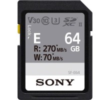 Карта пам'яті Sony 64GB SDXC class 10 UHS-II U3 V30 (SFE64A.ET4)