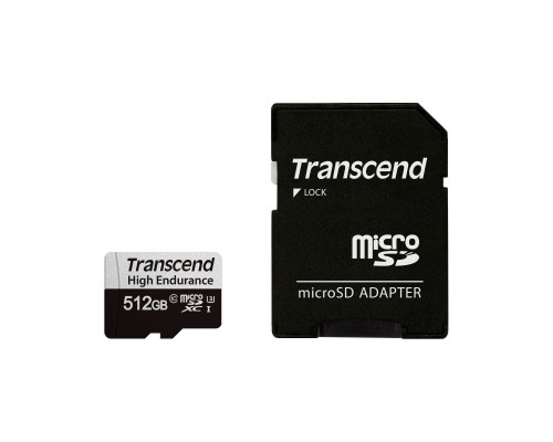 Карта пам'яті Transcend 512GB microSDXC class 10 UHS-I U3 High Endurance (TS512GUSD350V)