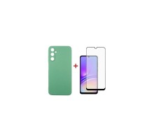 Чохол до мобільного телефона Dengos Kit for Samsung Galaxy A05s (A057) case + glass (Mint) (DG-KM-10)