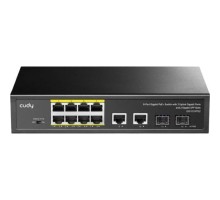 Комутатор мережевий Cudy GS1010PS2(120W)