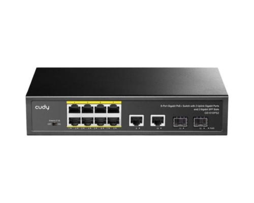Комутатор мережевий Cudy GS1010PS2(120W)