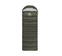 Спальний мішок Naturehike з капюшоном U250S NH20MSD07 (0°C) правий, темно-зелений (6927595764305-R)