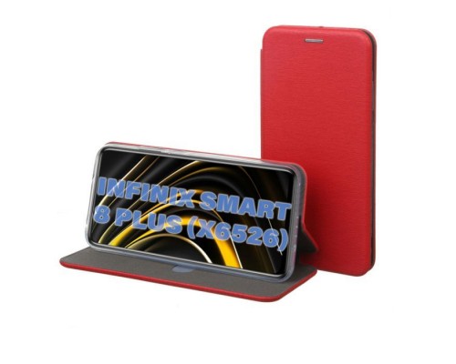 Чохол до мобільного телефона BeCover Exclusive Infinix Smart 8 Plus (X6526) Burgundy Red (711261)