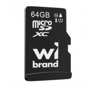 Карта пам'яті Wibrand 64GB mictoSD class 10 UHS-I (WICDXU1/64GB)
