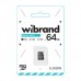 Карта пам'яті Wibrand 64GB mictoSD class 10 UHS-I (WICDXU1/64GB)