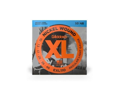 Струни для гітари D'Addario XL Nickel Wound Regular Light (10-46) (EXL110)