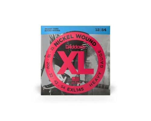 Струни для гітари D'Addario XL Nickel Wound Heavy (12-54) (EXL145)