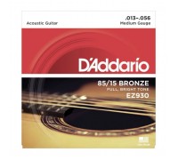 Струни для гітари D'Addario 85/15 Bronze Medium (13-56) (EZ930)