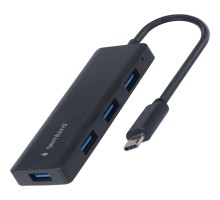 Концентратор Gembird USB-C UHB-U3P4-02 4xUSB3.1 (UHB-CM-U3P4-02)