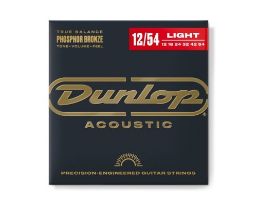 Струни для гітари Jim Dunlop Phosphor Bronze Acoustic Guitar Strings (12-54) (DAP1254)