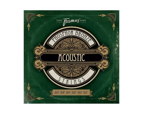 Струни для гітари Framus Phosphor Bronze Medium (12-53) (47220 M)