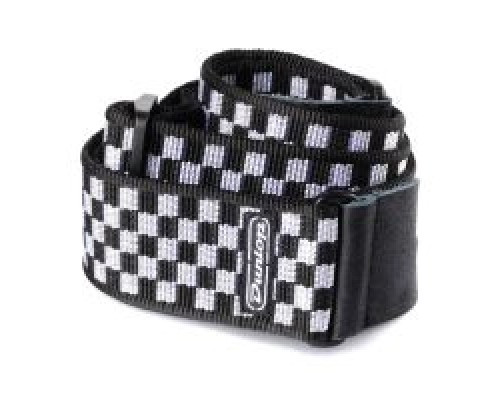 Ремінь для гітари Jim Dunlop Classic Black / White Check Strap (D38-31BK)