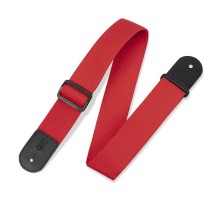 Ремінь для гітари Levy's Classics Series Polypropylene Guitar Strap Red (M8POLY-RED)