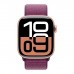 Смарт-годинник Apple Watch Series 10 GPS 42mm Rose Gold Aluminium Case with Plum Sport Loop (MWWK3QH/A)