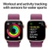 Смарт-годинник Apple Watch Series 10 GPS 42mm Rose Gold Aluminium Case with Plum Sport Loop (MWWK3QH/A)