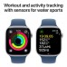 Смарт-годинник Apple Watch Series 10 GPS 46mm Silver Aluminium Case with Denim Sport Band - S/M (MWWL3QH/A)