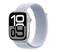 Смарт-годинник Apple Watch Series 10 GPS 46mm Silver Aluminium Case with Blue Cloud Sport Loop (MWWN3QH/A)