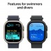 Смарт-годинник Apple Watch Ultra 2 2024 GPS + Cellular 49mm Black Titanium Case with Black Trail Loop - S/M (MX4U3UL/A)