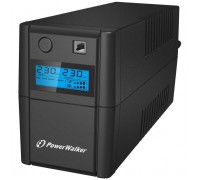 Пристрій безперебійного живлення PowerWalker Basic VI 850 SHL (10120096)