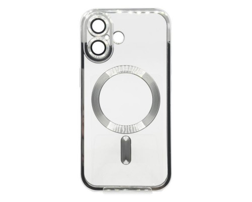 Чохол до мобільного телефона BeCover TPU Chrome Case MagSafe Apple iPhone 16 Silver (712073)
