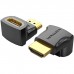 Перехідник HDMI F to HDMI M 90° 4K 60Hz PVC Vention (AIOB0)