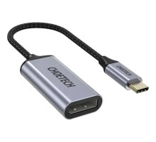 Перехідник USB-C M to DisplayPort F 0.2m 4K60Hz gray Choetech (HUB-H11-GY-V2)