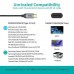 Перехідник USB-C M to DisplayPort F 0.2m 4K60Hz gray Choetech (HUB-H11-GY-V2)