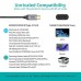Перехідник USB-C M to DisplayPort F 0.2m 4K60Hz gray Choetech (HUB-H11-GY-V2)