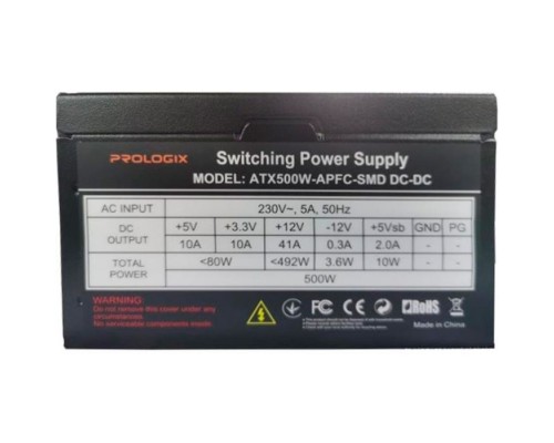Блок живлення Prologix 500W (Prologix 500W APFC_Bulk)