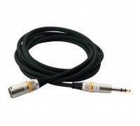 Мікрофонний кабель RockCable Microphone Cable - XLR (m) / TRS Jack 3m (RCL 30383 D6 M BA)