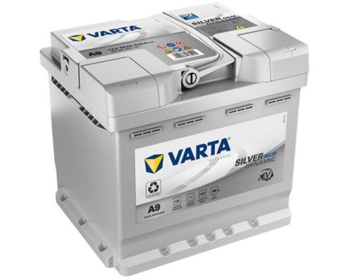 Акумулятор автомобільний Varta Silver Dynamic AGM 50Ah Ев (-/+) (550901054)
