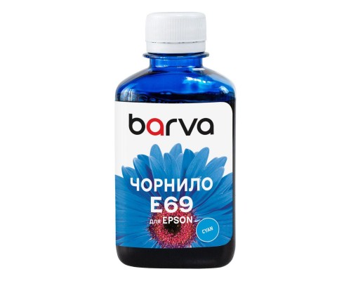 Чорнило Barva Epson T69, 180 мл, Pigm, Cyan (E69-941)