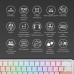 Клавіатура Ducky One 3 Mini Cherry MX Red RGB UA USB White (DKON2161ST-RUAPXPWWWSC1)