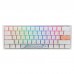 Клавіатура Ducky One 3 Mini Cherry MX Red RGB UA USB White (DKON2161ST-RUAPXPWWWSC1)