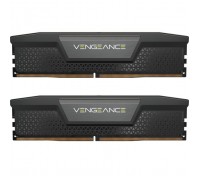 Модуль пам'яті для комп'ютера DDR5 64GB (2x32GB) 6000 MHz Vengeance Black Corsair (CMK64GX5M2B6000C40)