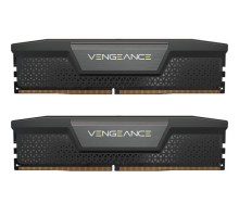 Модуль пам'яті для комп'ютера DDR5 64GB (2x32GB) 6000 MHz Vengeance Black Corsair (CMK64GX5M2B6000C40)