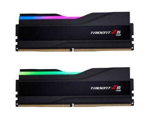 Модуль пам'яті для комп'ютера DDR5 96GB (2x48GB) 5600 MHz Trident Z5 RGB Matte Black G.Skill (F5-5600J4040D48GX2-TZ5RK)