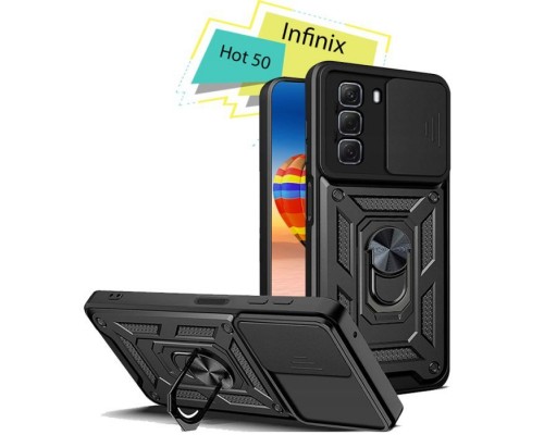 Чохол до мобільного телефона BeCover Military Infinix Hot 50 (X6720) Black (713046)