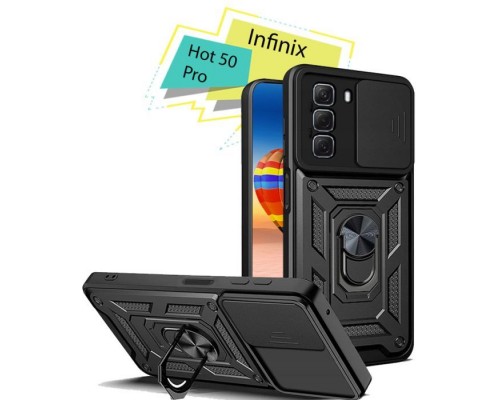 Чохол до мобільного телефона BeCover Military Infinix Hot 50 Pro (X6881) Black (713048)