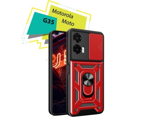 Чохол до мобільного телефона BeCover Military Motorola Moto G35 Red (713092)