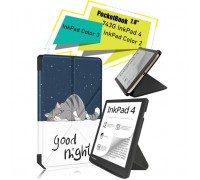 Чохол до електронної книги BeCover Ultra Slim Origami PocketBook 743G InkPad 4/InkPad Color 2/InkPad Color 3 (7.8") Good Night (713088)