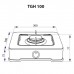 Настільна плита Minola TGH 100 BL